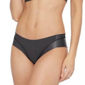 MIKOH neoprene bikini bottoms S black